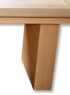 table allonges margot bois de chene massif etendue