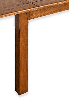 table allonges margot bois de chene massif etendue