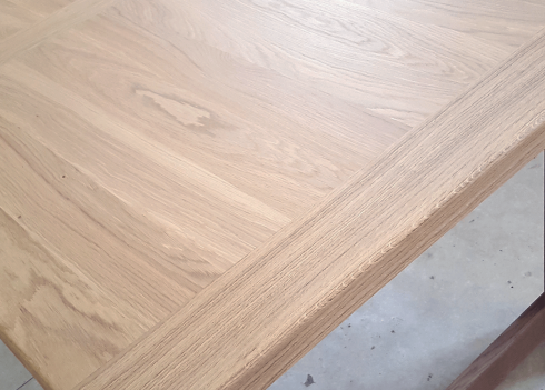 Table à allonges ATELIER - bois de chêne massif Plateau