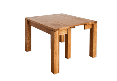 Table console - CALI Extensible allonges - bois de chène massif - UNE ALLONGE