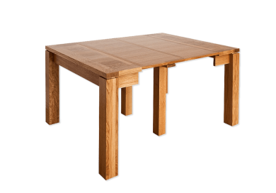 Table console - CALI Extensible allonges - bois de chène massif - DEUX ALLONGES