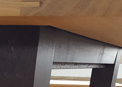 Table fixe ATHENES DESIGN - bois de chêne massif detail