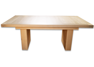 Table fixe MODERNE MANHATTAN - bois de chêne massif 