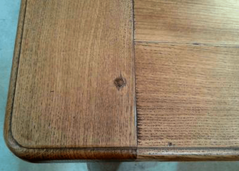 Table fixe MARGOT VIELLIE - bois de chêne massif angle