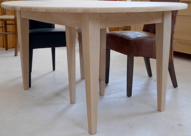Table fixe ESPRIT SCANDINAVE - bois de chêne massif Face